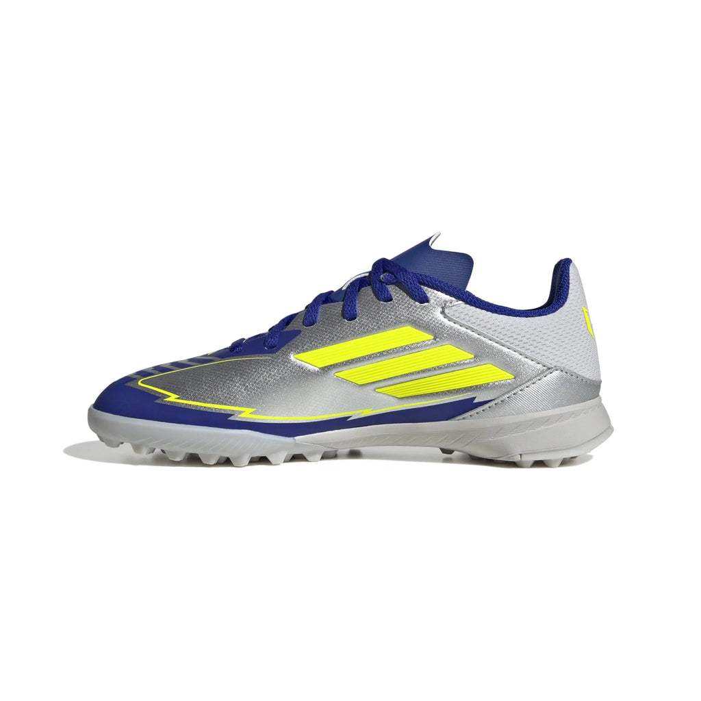 adidas F50 League Messi Turf Boots Junior Silver