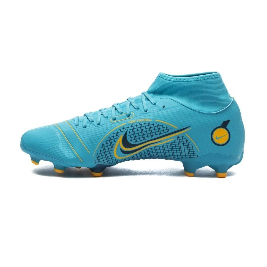 Nike Mercurial Superfly 8 Academy MG Multi Ground Soccer Cleats Blue Orange