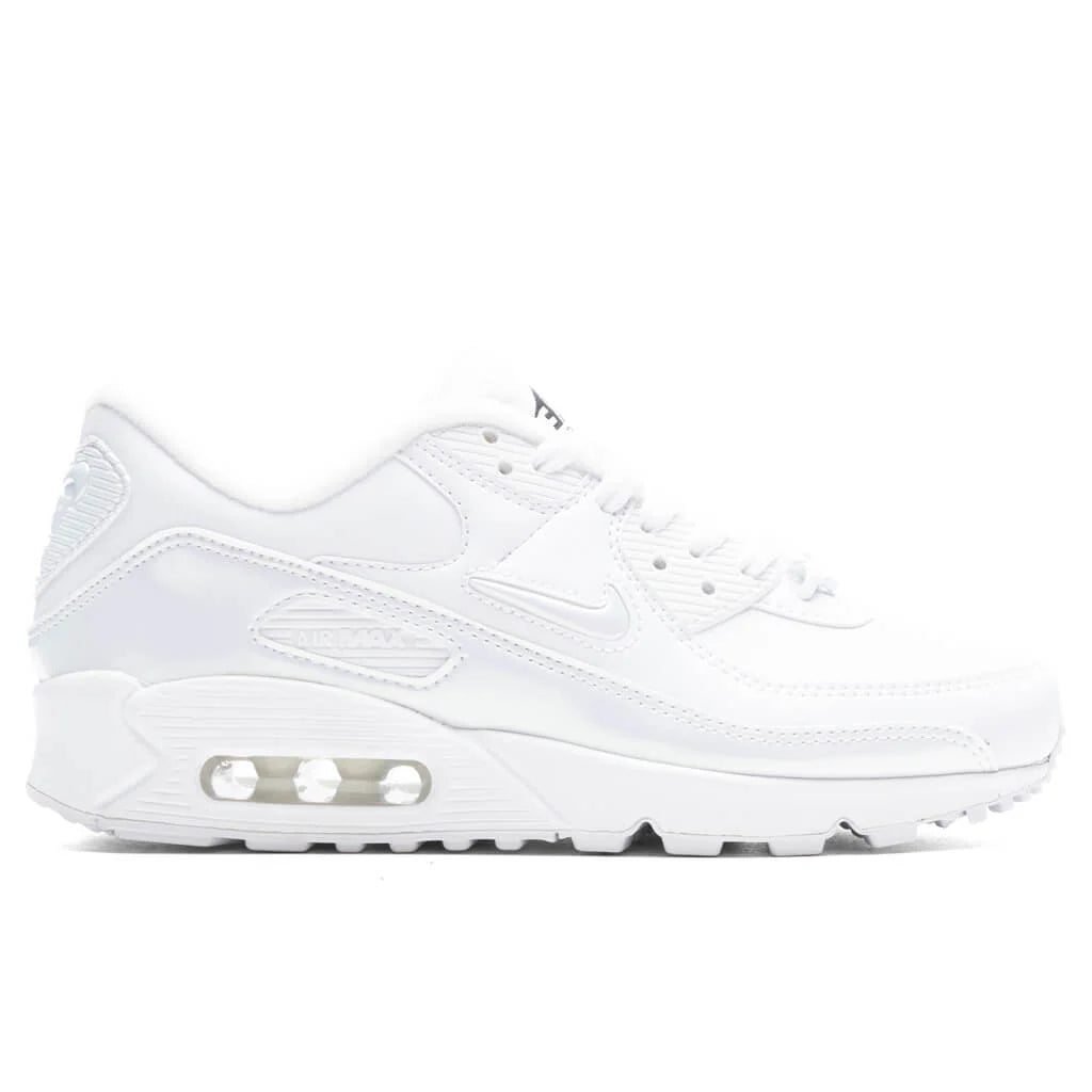 Womens Air Max 90 White Multi Color Black
