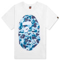 Kids ABC Camo Big Ape Head Tee White Blue