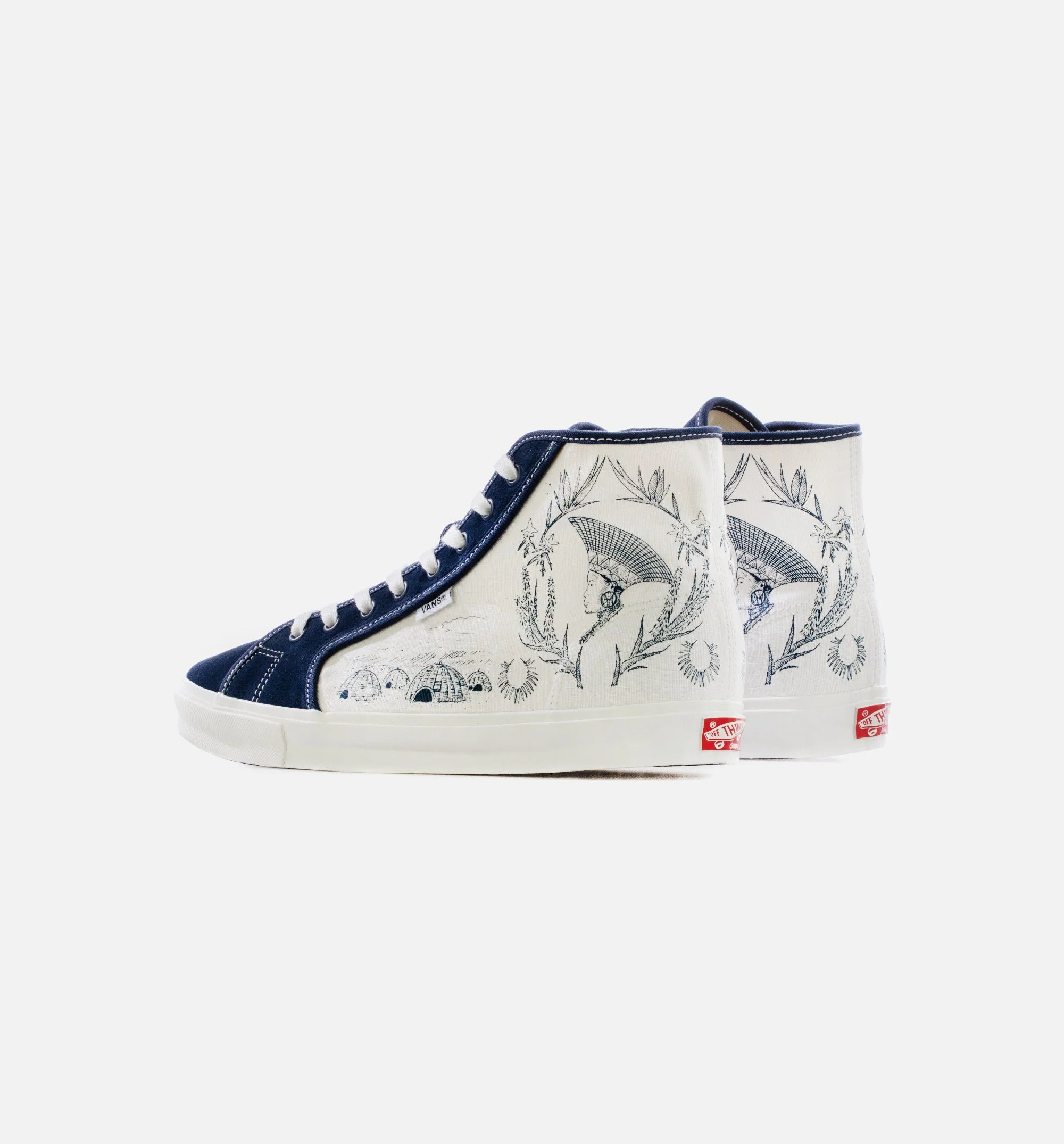 Vault Sindiso Khumalo OG Style 24 Mens Skate Shoe White Blue