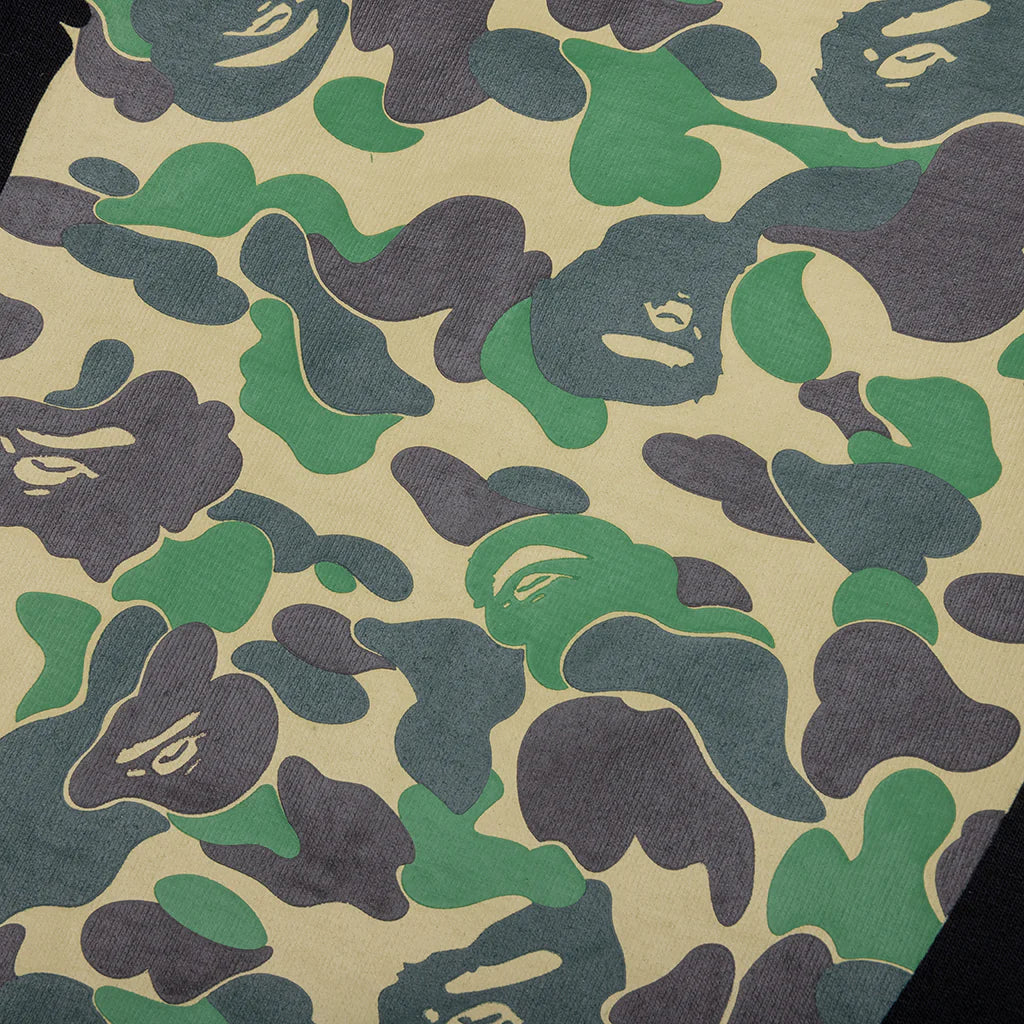 Kids ABC Camo Big Ape Head Tee Black Green