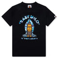 Kids ABC Camo Milo Hoodie Tee Black Blue
