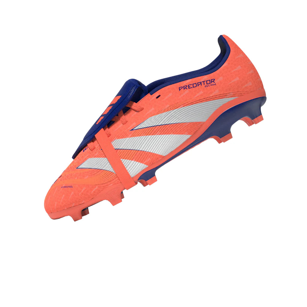adidas Predator League Fold Over Tongue FG MG Youth Soccer Cleats Orange White