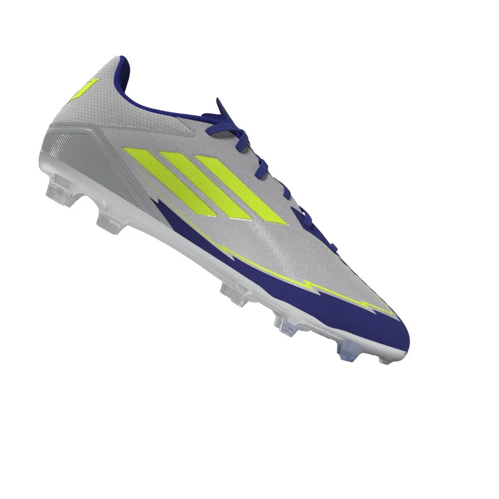 adidas F50 League Messi Firm Multi Ground Boots Silver Yellow