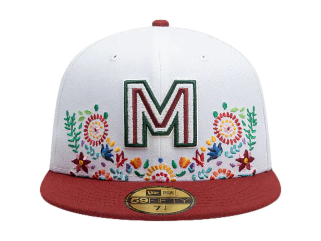 Gorra New Era Diablos Rojos del México Blanca