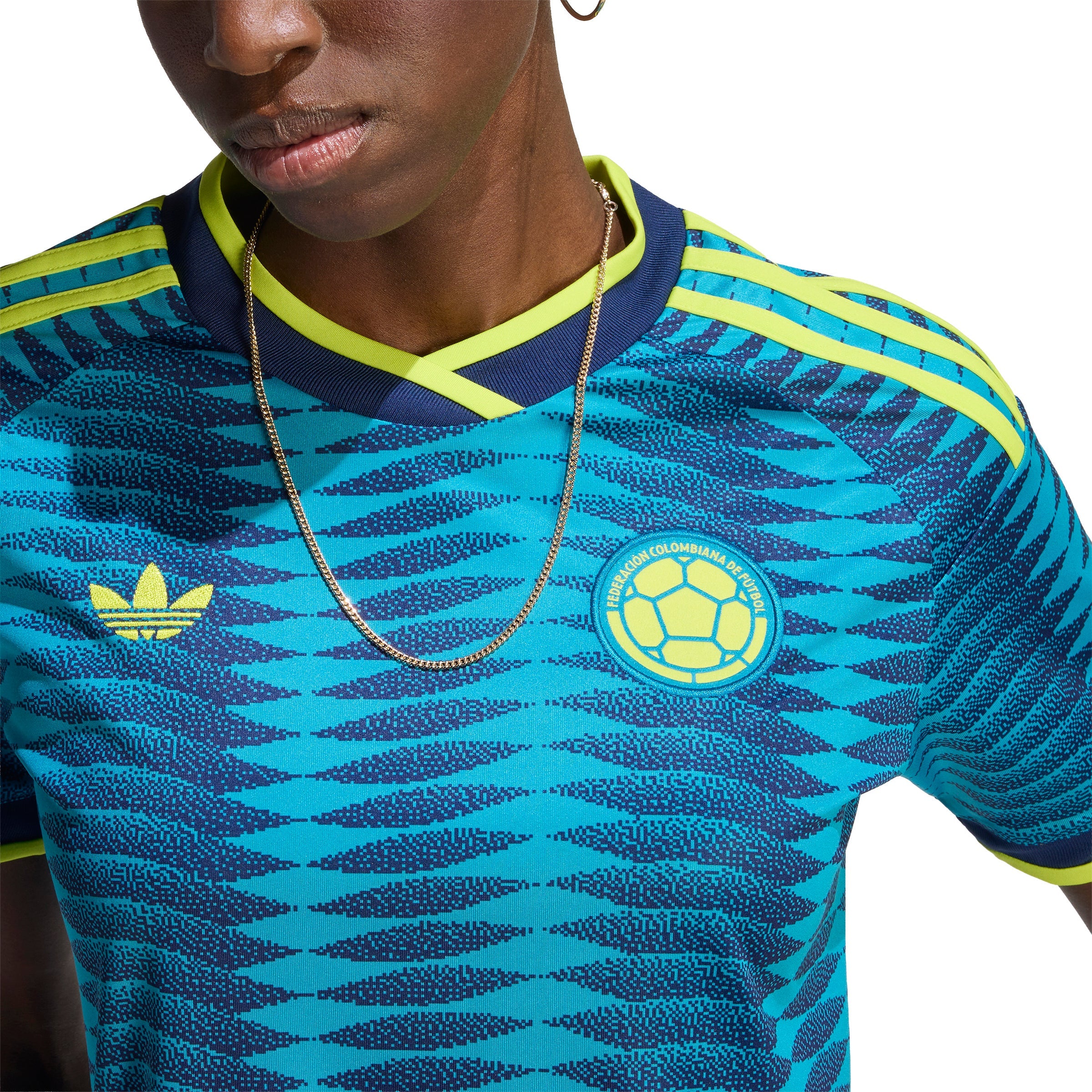 adidas Colombia Away Womens Soccer Jersey 2026 Mistery Petrol Navy