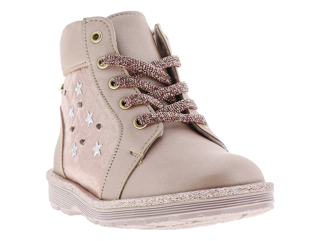 Botas Coqueta Oro Rosado para Niña