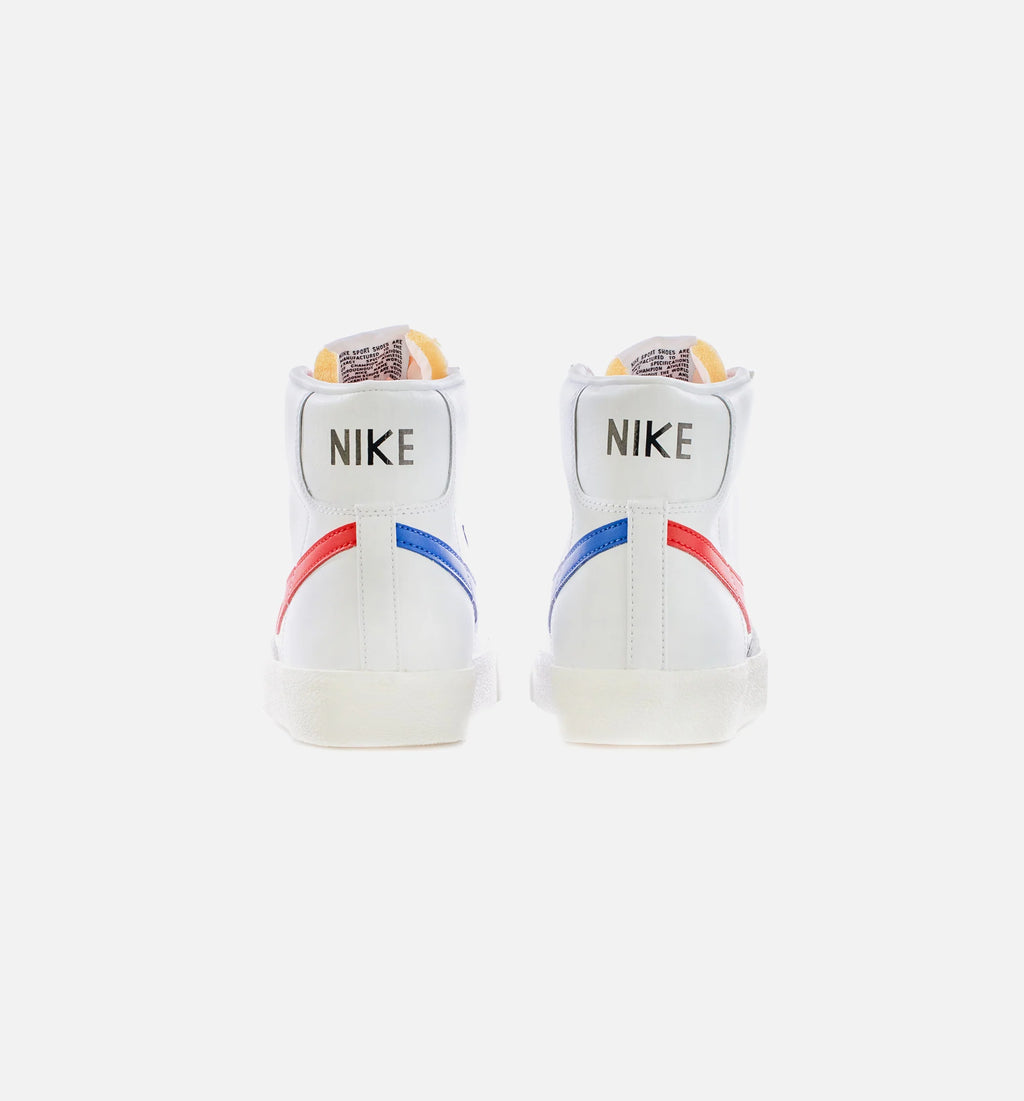 Blazer Mid 77 Mens Lifestyle Shoe White Red Blue