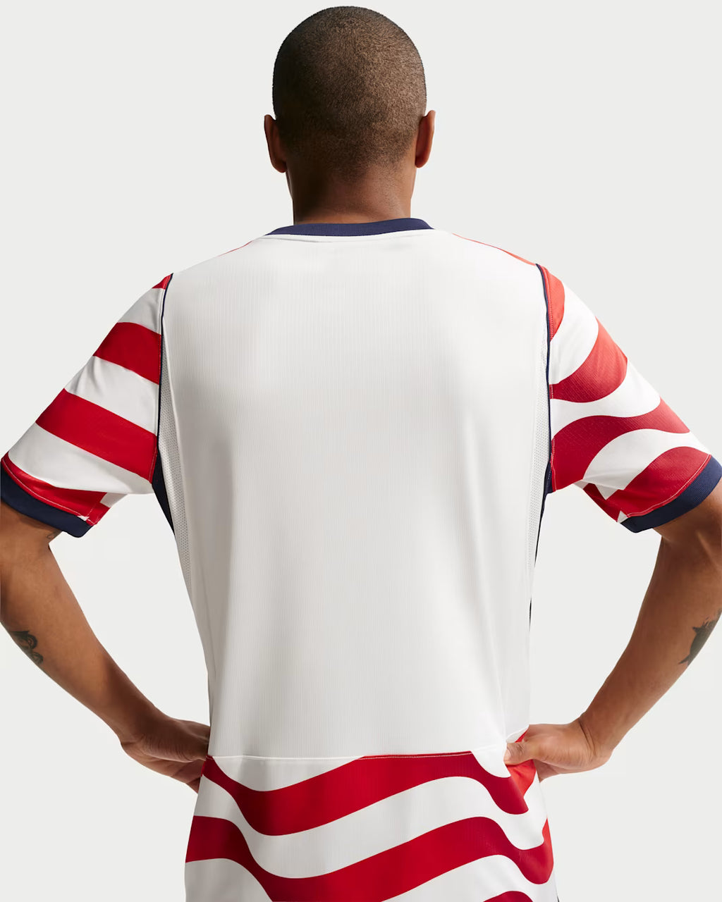 Nike USMNT Home Mens Soccer Jersey 2026 White Red Blue NO STARS