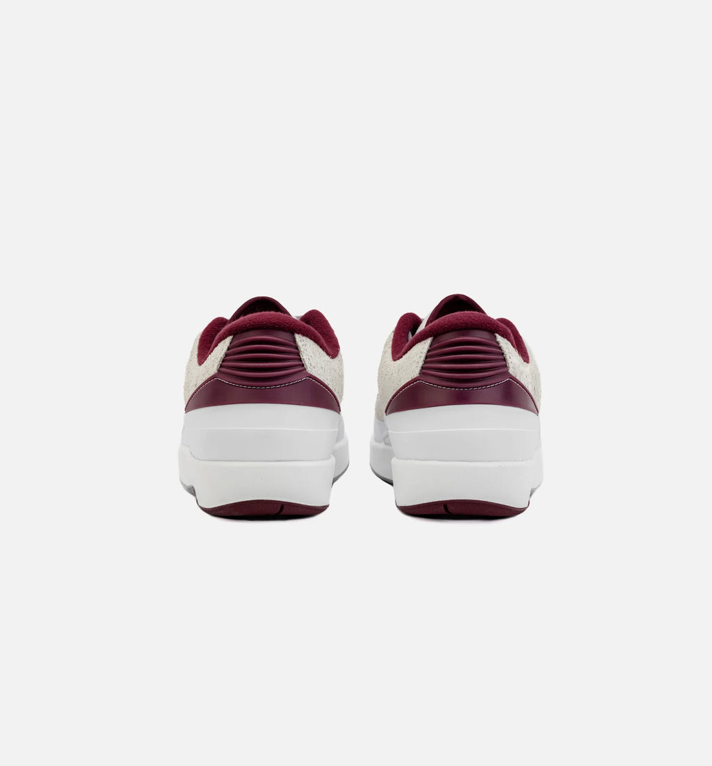 Air Jordan 2 Retro Low Cherrywood Mens Lifestyle Shoe White Red