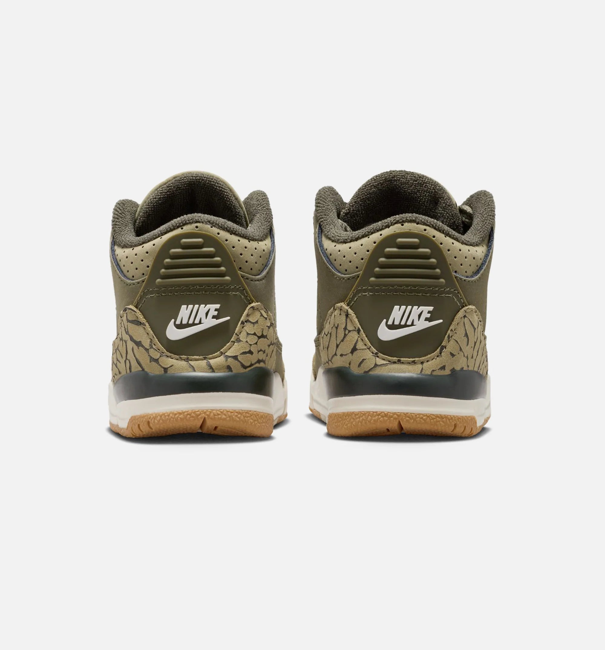 Air Jordan 3 Retro Medium Olive Infant Toddler Lifestyle Shoe Medium Olive Sequoia Neutral Olive Sail Free Shipping
