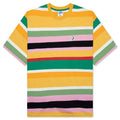 Striped Treble Cropped Tee Winter White Stripes