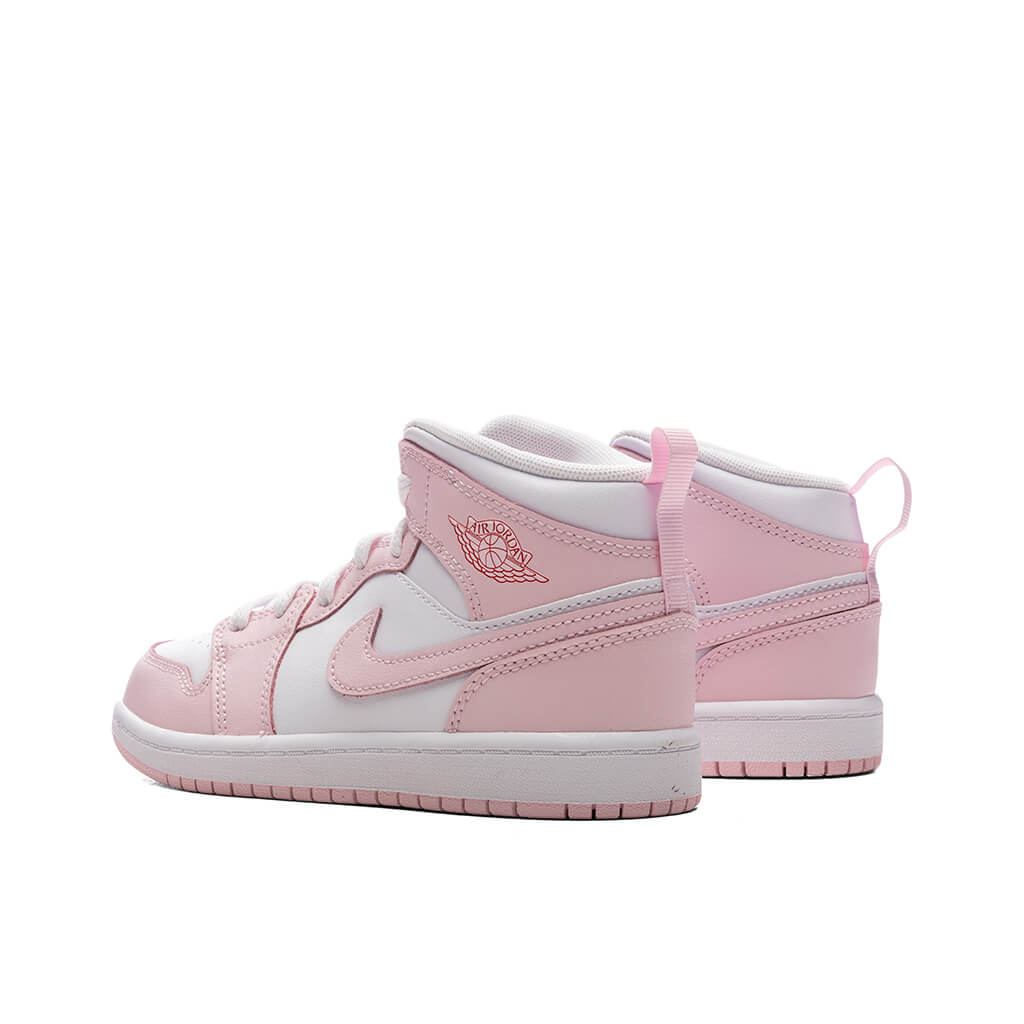 Air Jordan 1 Mid PS Pink Foam White Fire Red