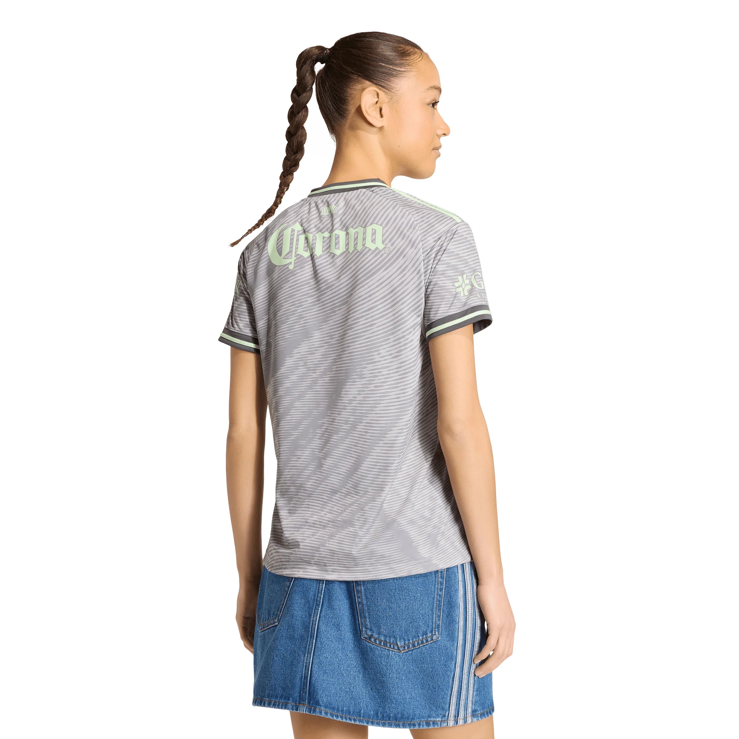 adidas Club America Third Womens Soccer Jersey 25 26 Grey