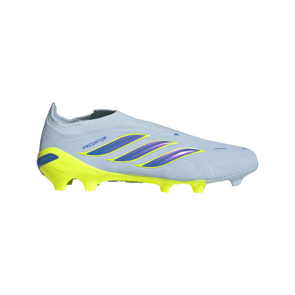 adidas Predator League Laceless FG Firm Ground Mens Soccer Cleats Sky Blue Yellow