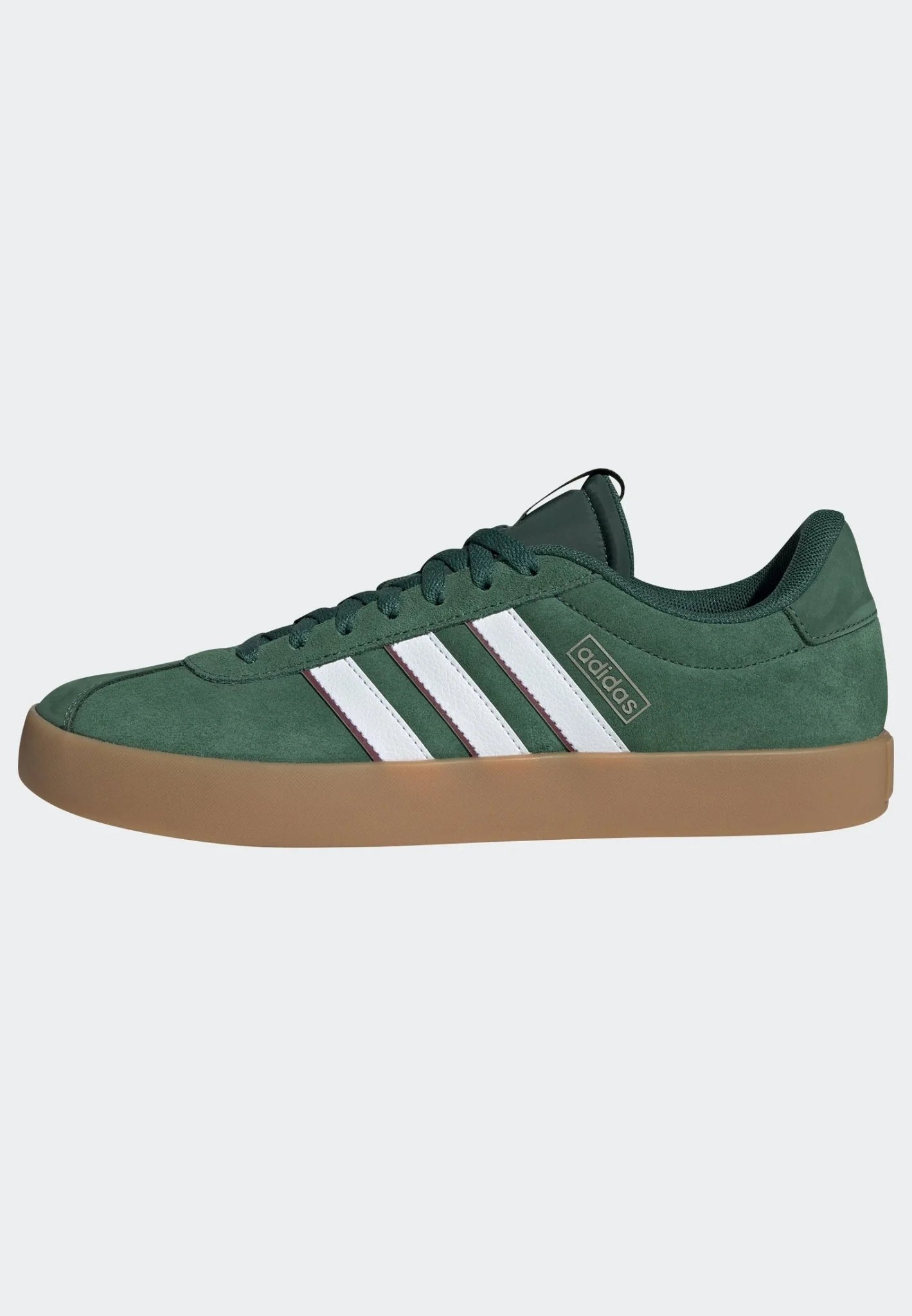adidas VL Court 30 Shoes Dark Green White Collegiate Burgundy