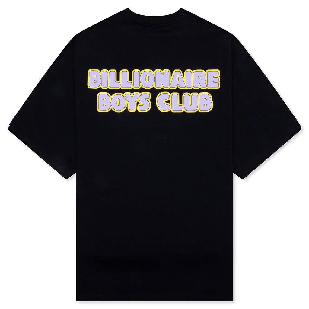 Wealth Heart Mind S S Crop Fit Knit Shirt Black