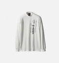 Alexander Wang X adidas Collection AW Graphic Long Sleeve Mens Shirt White White