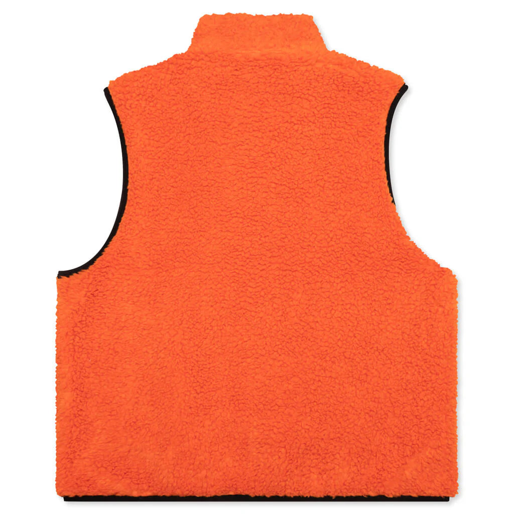 Sherpa Reversible Vest Tangerine
