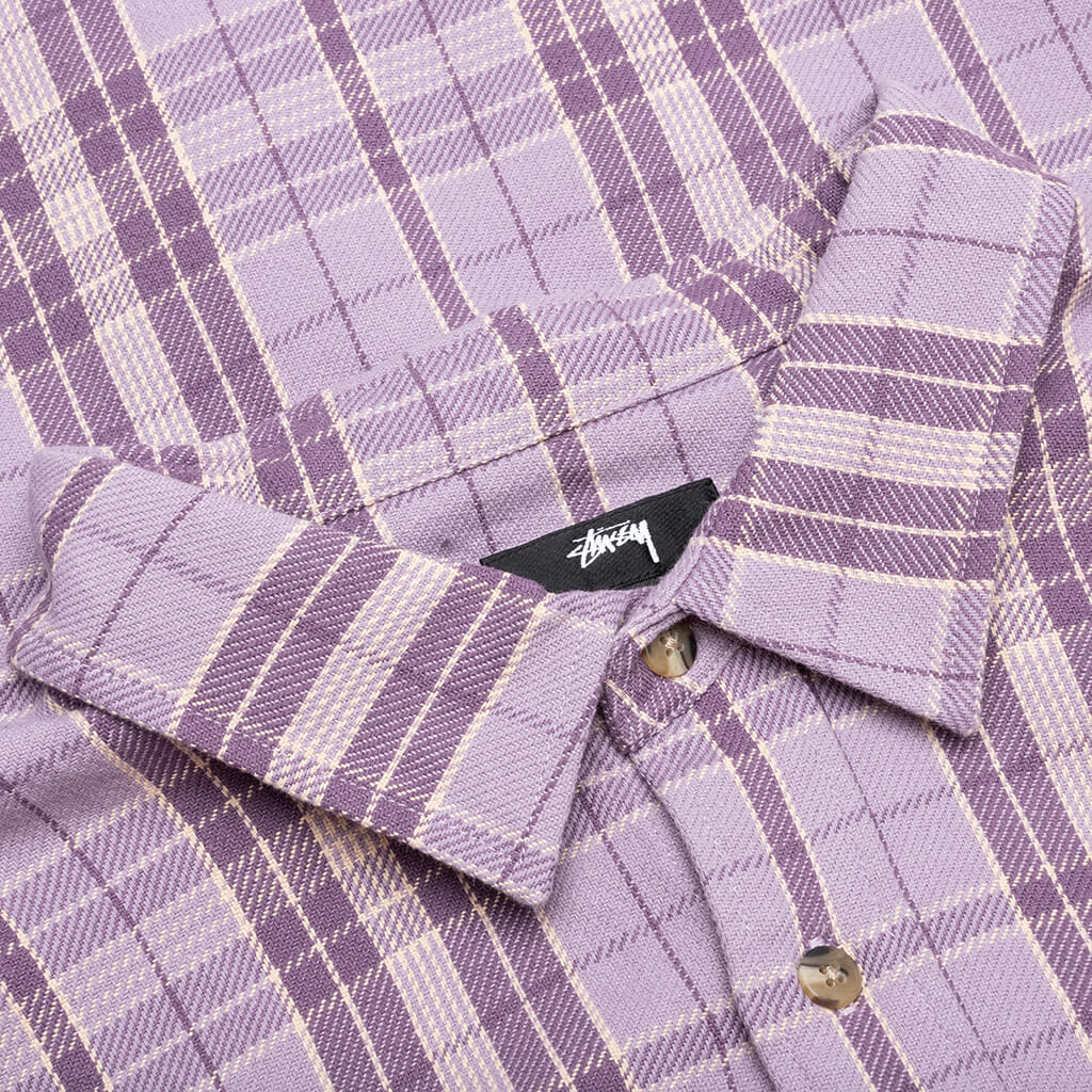 Stones Plaid Shirt Lavender