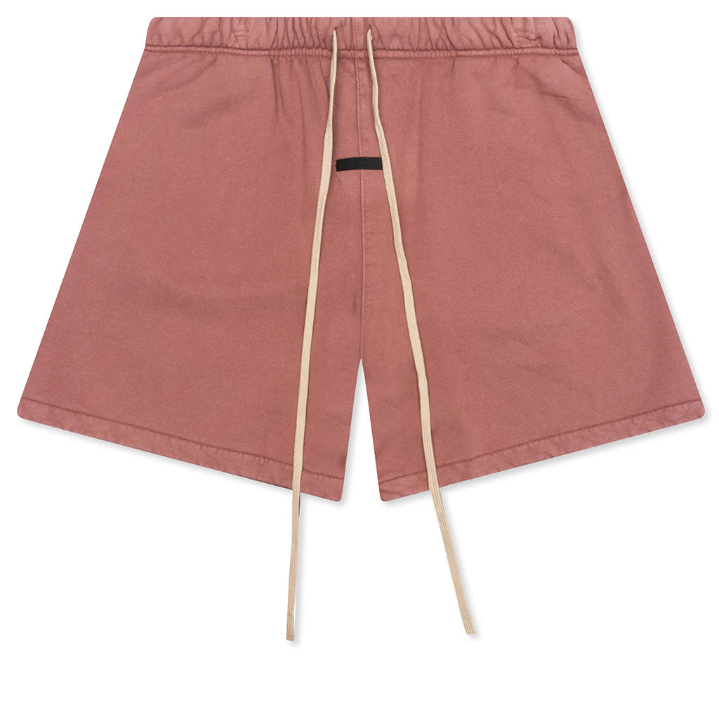 Heavy Fleece Soccer Short Crimson