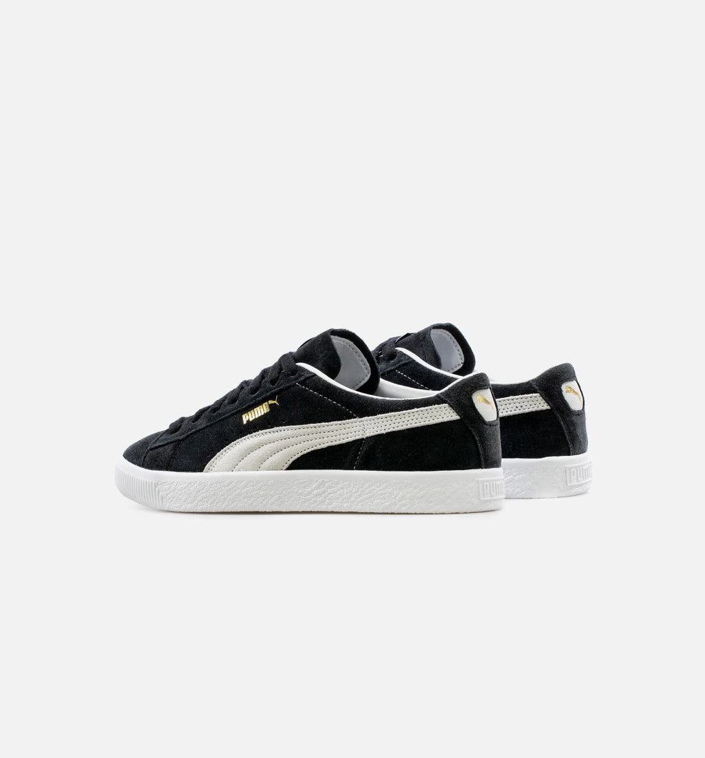 Suede VTG Mens Lifestyle Shoe Black White