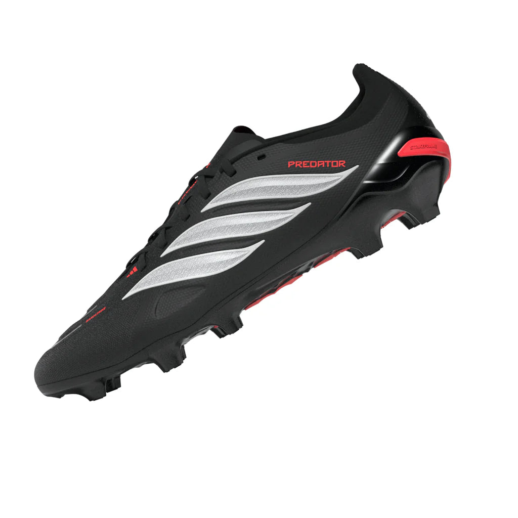 adidas Predator League FG Firm Ground Mens Soccer Cleats Black White Red