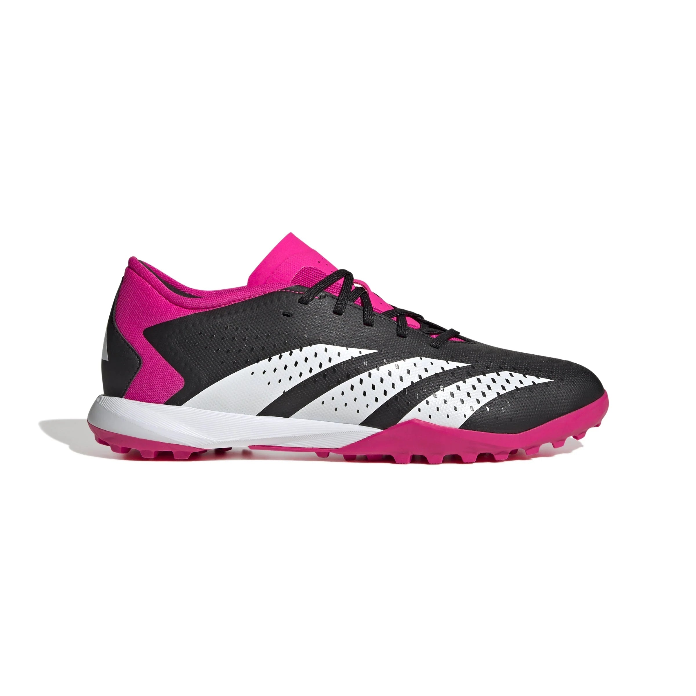 adidas Predator Accuracy3 TF Turf Shoes Black White Pink