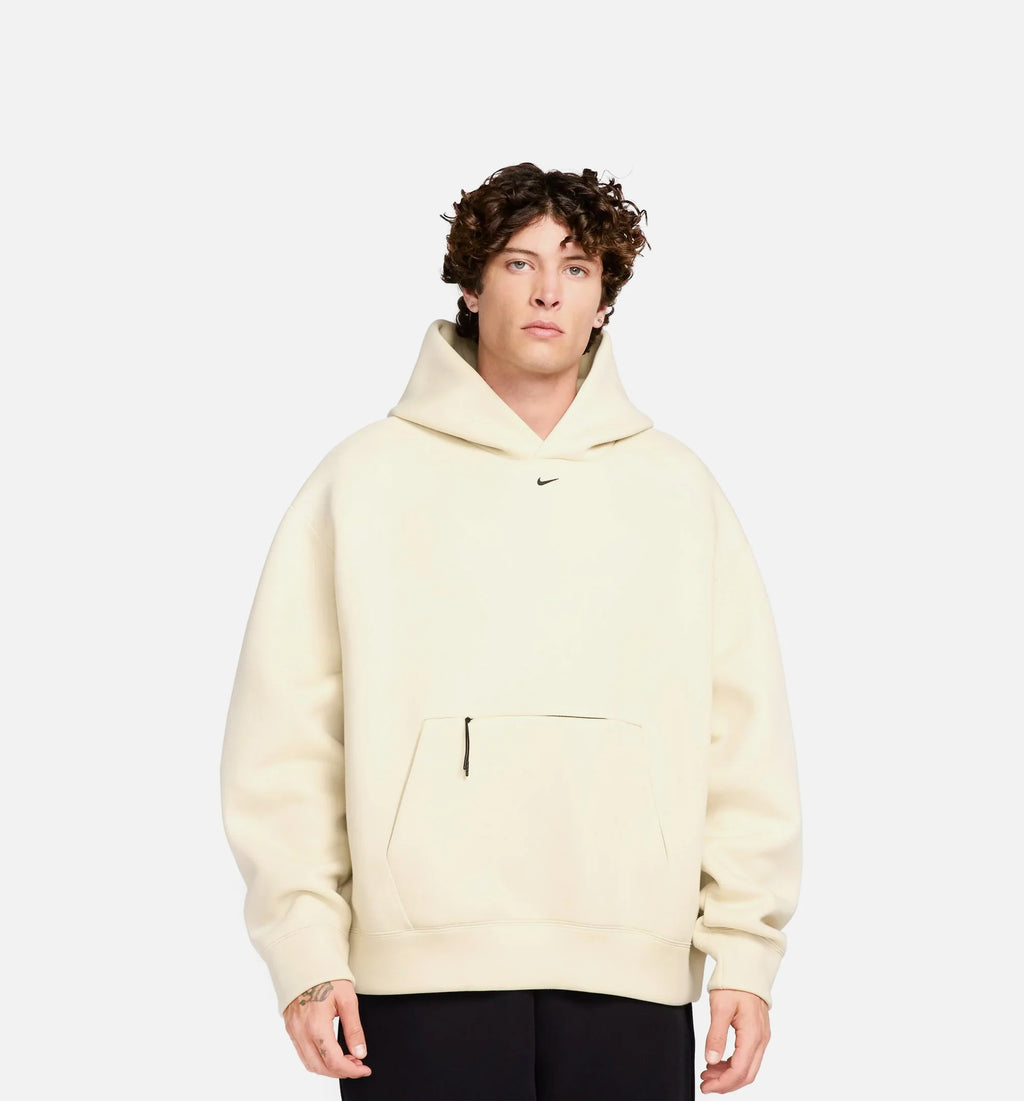 Tech Fleece Pullover Mens Hoodie Beige Black