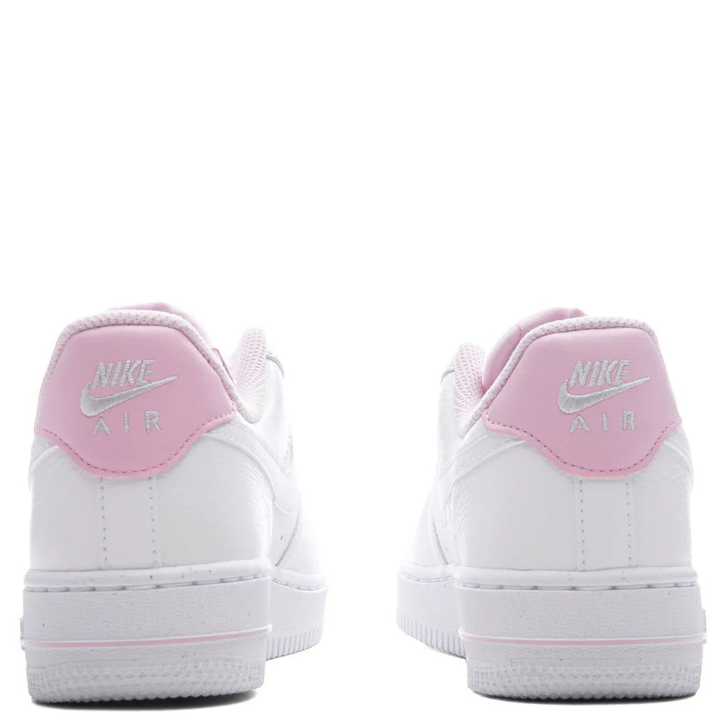 Womens Air Force 1 07 Vintage Pink Foam White Grey Fog