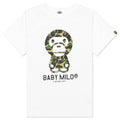 Kids Abc Camo Baby Milo Tee White