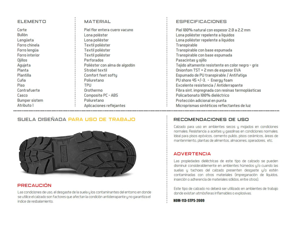 Botas Armada 5039 Para Hombre