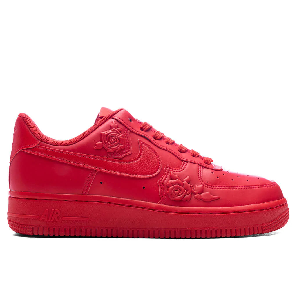 Womens Air Force 1 07 Red Roses University Red University Red
