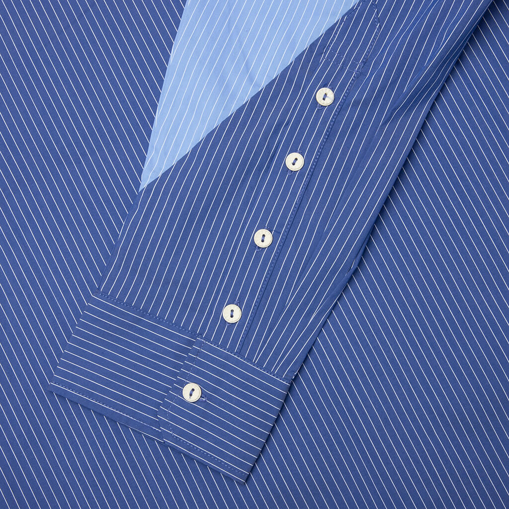 Togetherness Business Shirt Pinstripe Blue