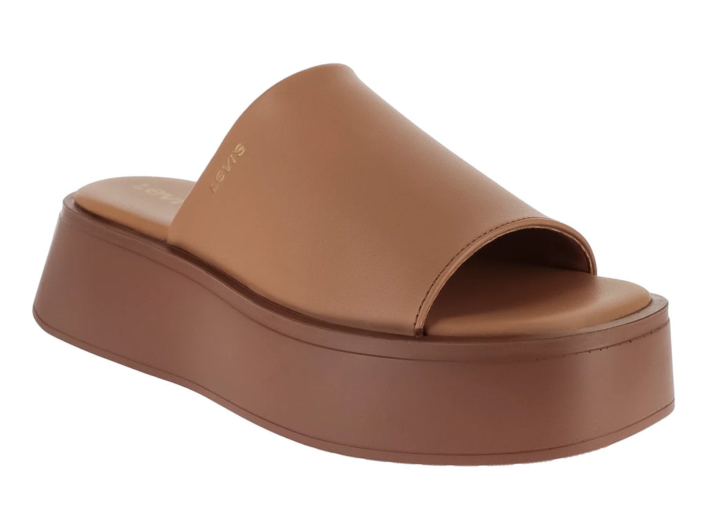 Sandalias Levis Plataforma Color Tan para Mujer