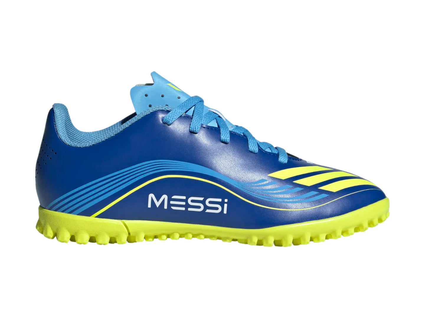 Tenis de Fútbol Adidas F50 Messi Club Azul para Niño