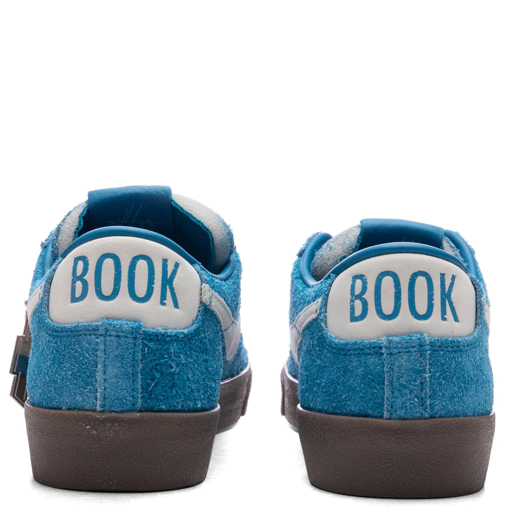 Nike x Devin Booker x Chevrolet Blazer Low Book Surf Blue QS Surf Blue Sail Gum Dark Brown