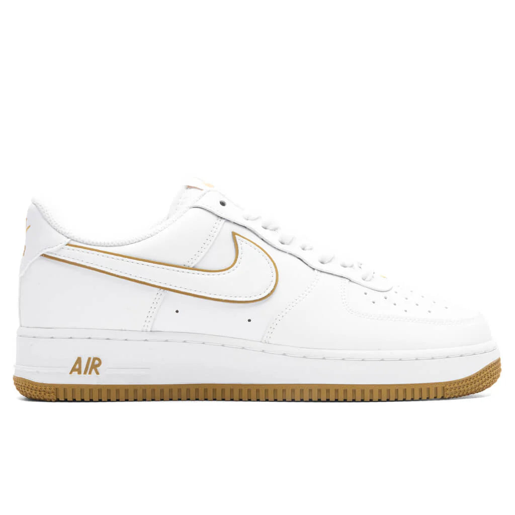 Air Force 1 07 White White Bronzine