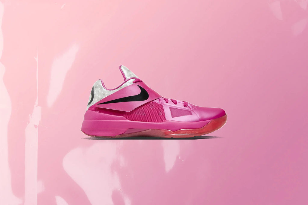 KD Zoom IV Aunt Pearl Pinkfire II Black Metallic Silver