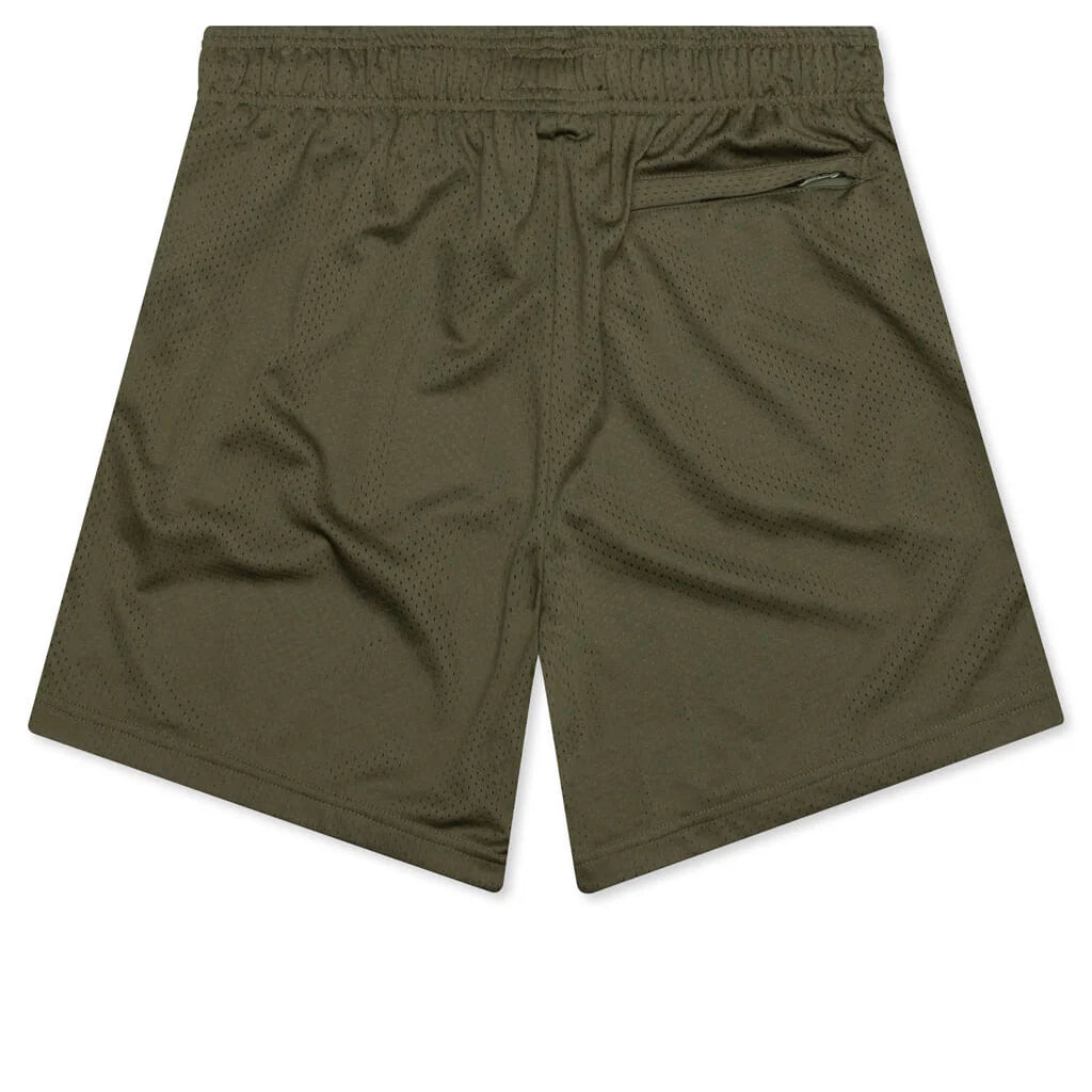 West Mesh Shorts Olive