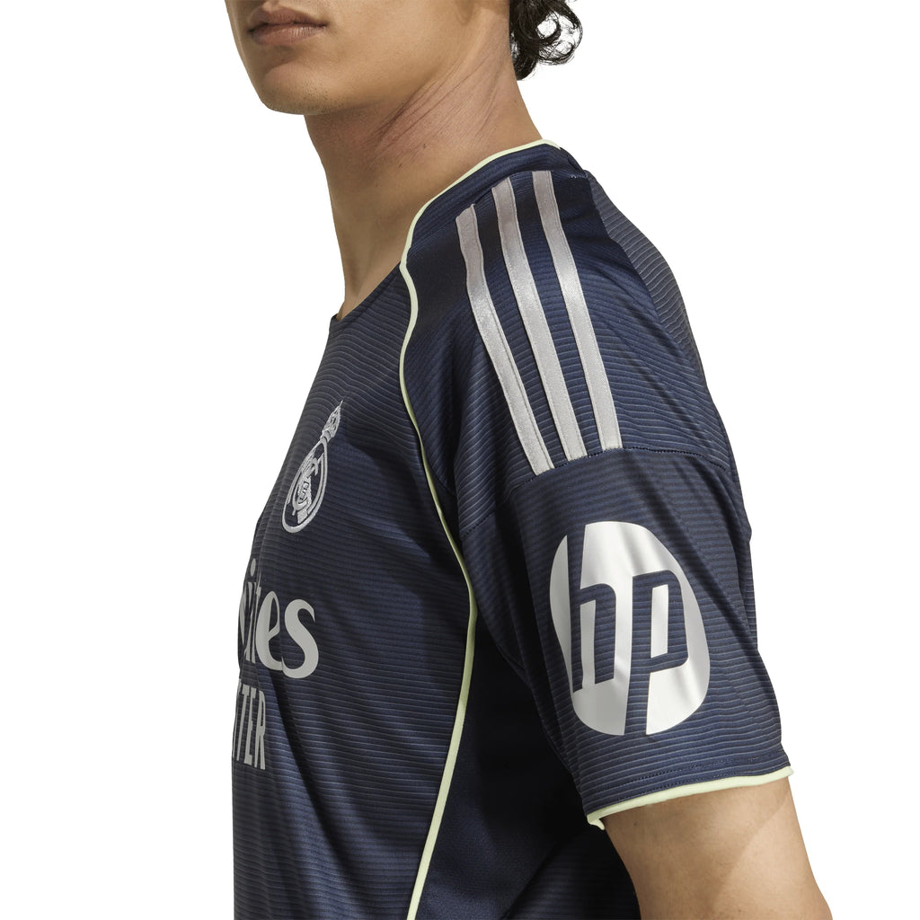 adidas Real Madrid Away Mens Soccer Jersey 25 26 Blue