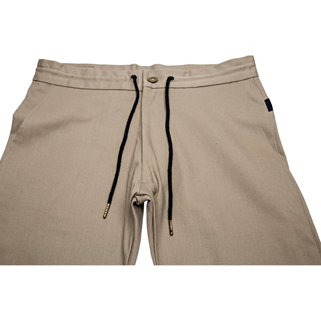 Mason Slim Drawstring Pant Mens Pant Tan