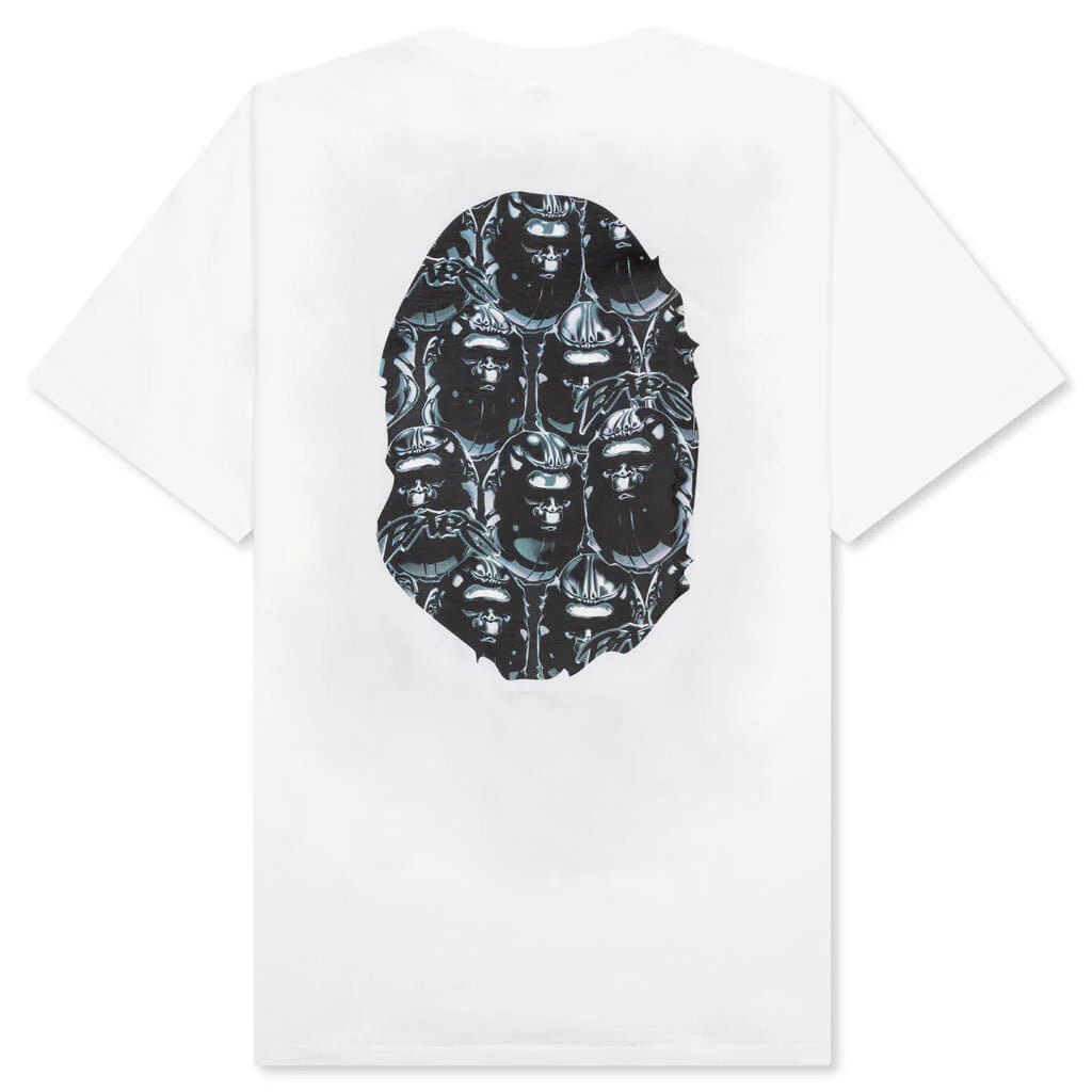 Ape Head Graffiti Big Ape Head Tee White Black