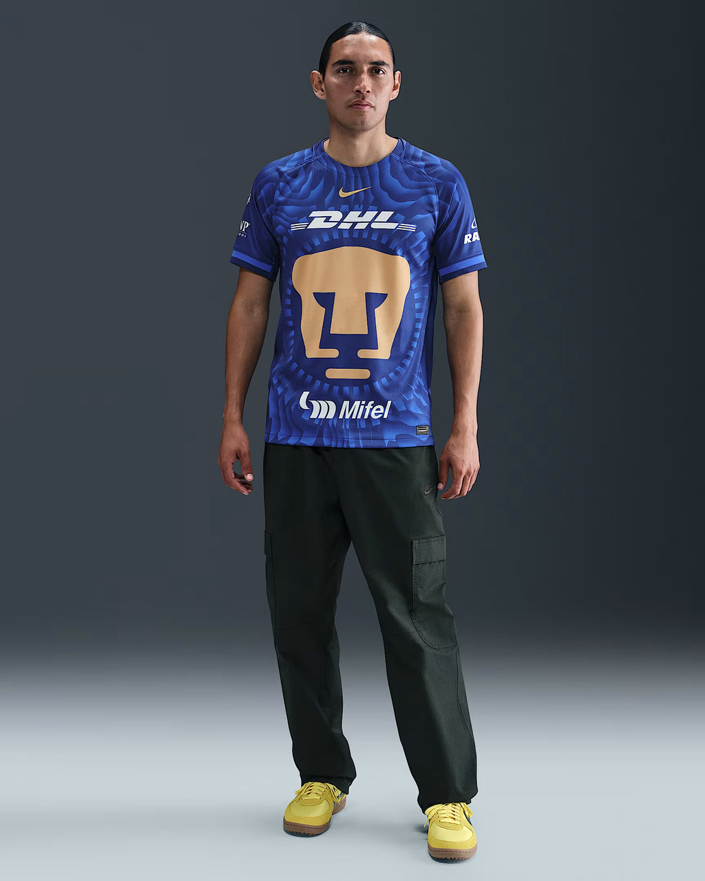 Nike Pumas UNAM 2025 26 Stadium Away Mens Nike Dri FIT Soccer Replica Jersey