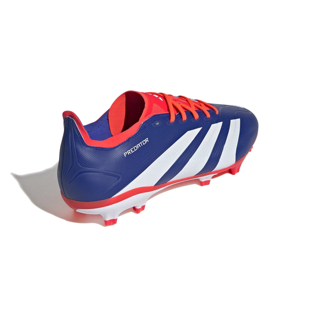 adidas Predator League FG Firm Ground Soccer Cleats Lucid Blue White Solar Red