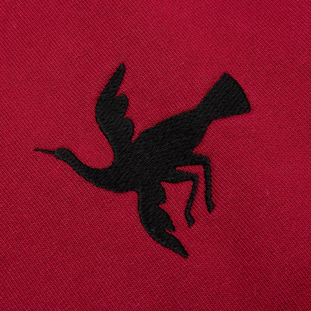 Snaked by a Horse Crewneck Sweatshirt Beet Red