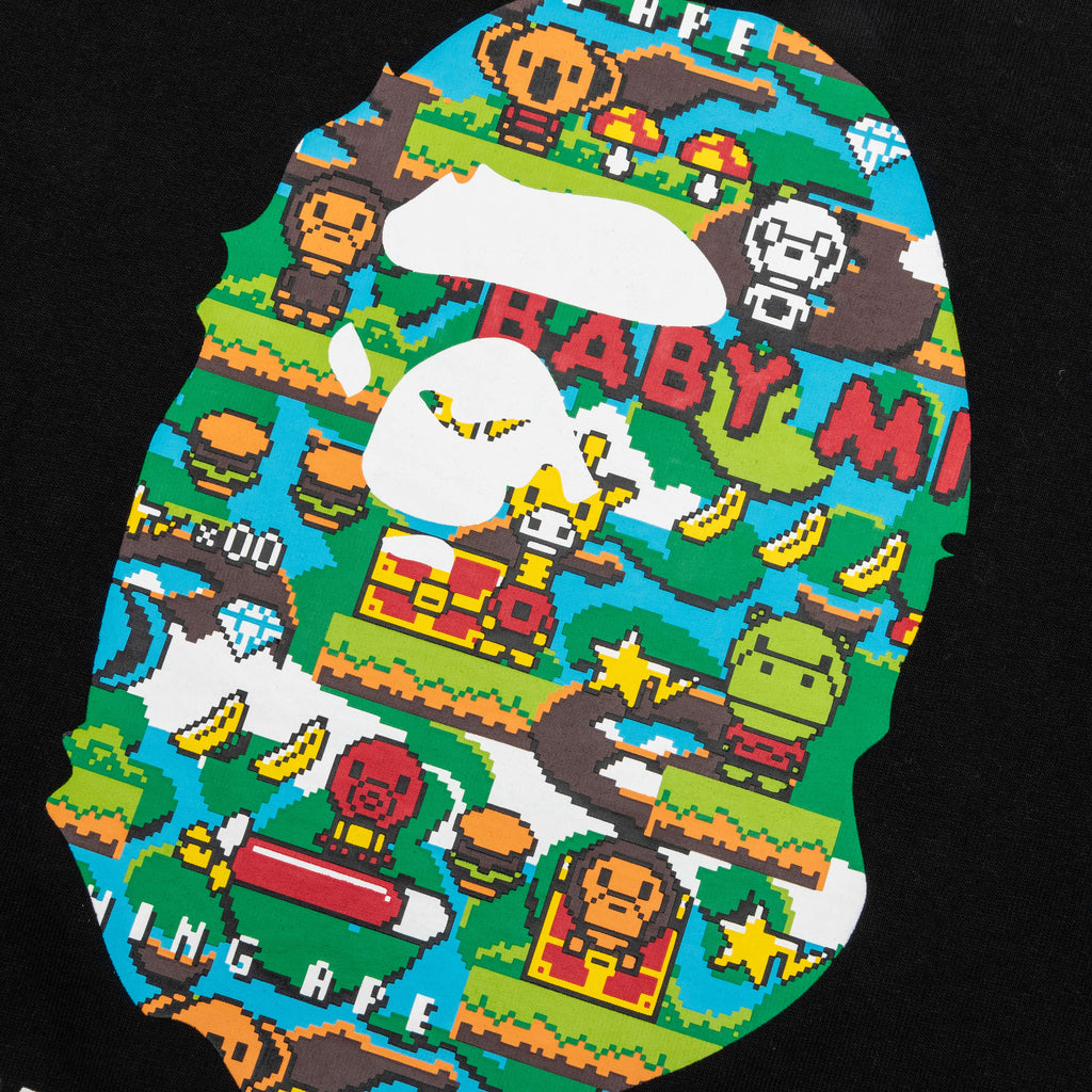 Kids Baby Milo Game By Bathing Ape Tee Black