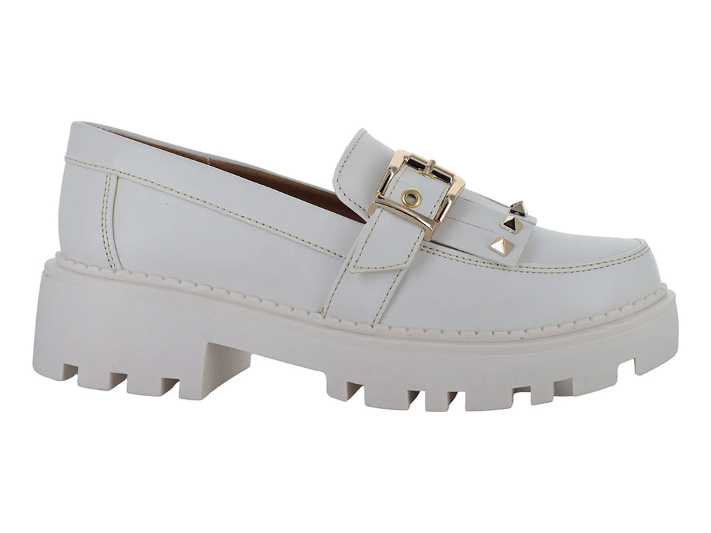 Zapatos Mocasines MeliAna Color Latte para Mujer