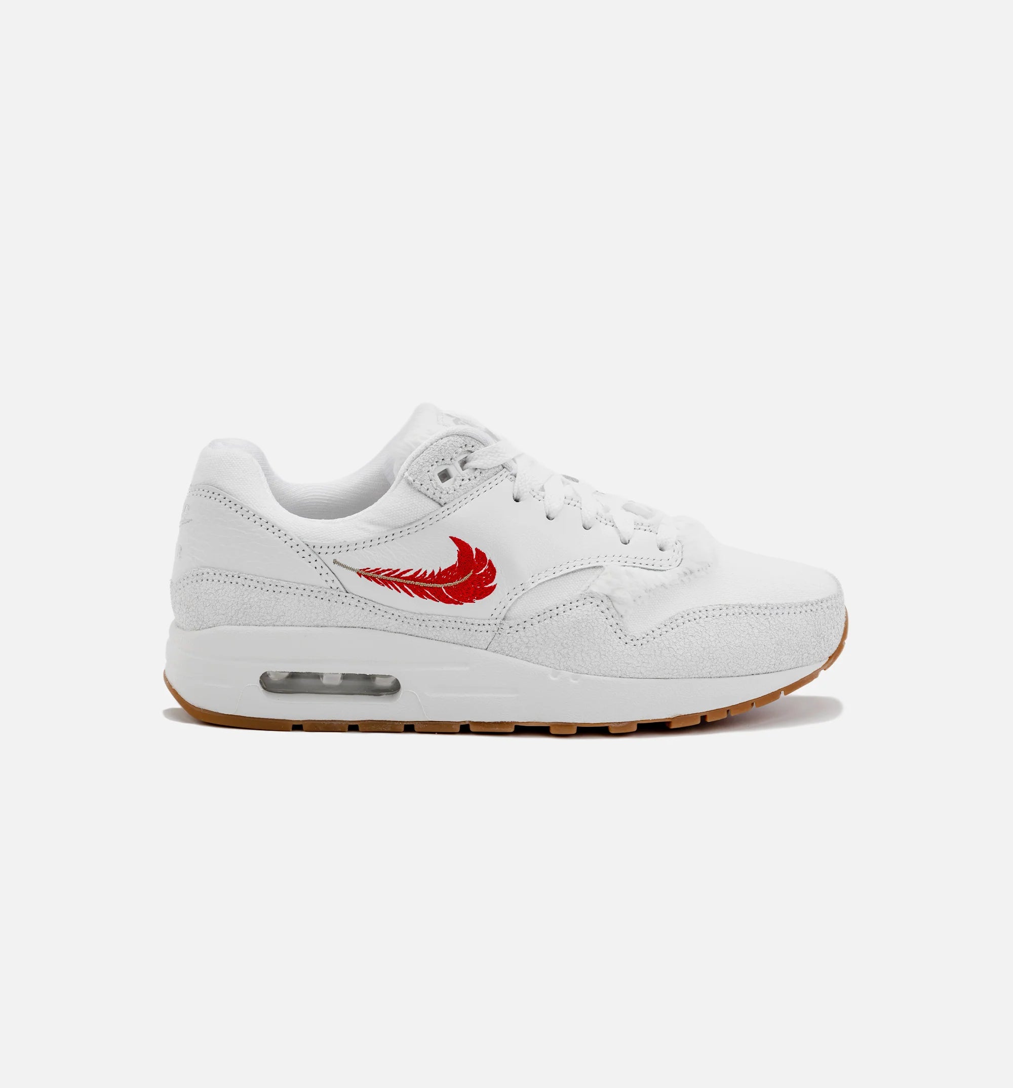 Air Max 1 The Bay Grade School Lifestyle Shoe White Red
